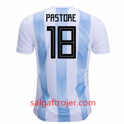 Argentina Fodboldtrøjer Pastore 18 Hjemmebanesæt VM 2018 Argentina Fodboldtrøjer Pastore 18 Hjemmebanesæt VM 2018